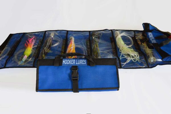 Lure Bags Reel Covers Hooker Lure Bag Roll Large 7 Pocket HLBRBG 4