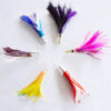 Lures feathers 6 Inch Tuna Feathers 6 Pack Unrigged 3