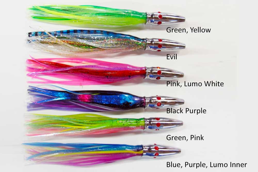 6 Red Eye Lures Not Rigged 6 Pack