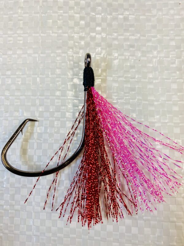 Snapper flies Red Pink scaled 3